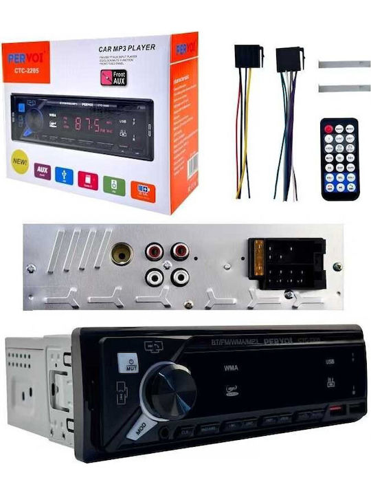 PerVoi Sistem Audio Auto 1DIN (Bluetooth/USB)