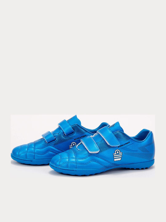Kids Soccer Cleats with Turf Blue