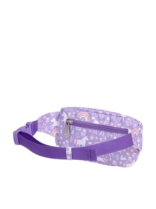 A Little Lovely Company Kids Waist Bag Lilac 23cmx13cmx5cmcm