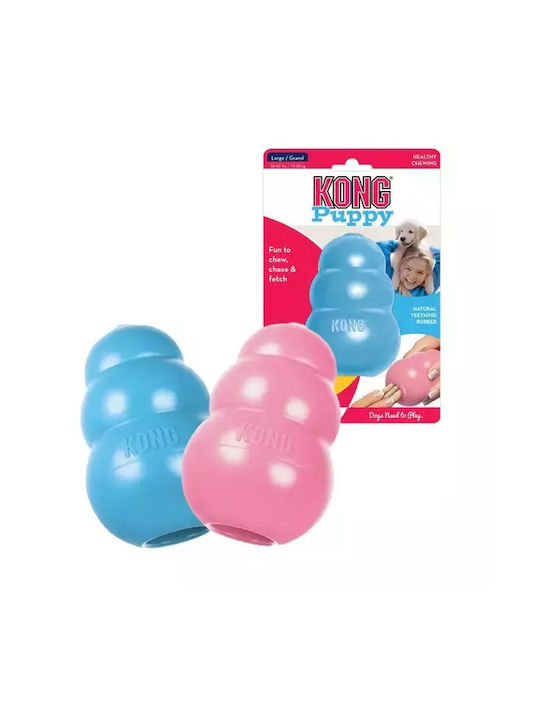 Kong Classic Toy for Puppy made of Rubber Large 14εκ. Light Blue 1pcs