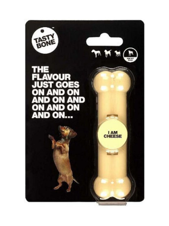 Pet Camelot Nylon Bone Toy Dog made of Rubber with Flavor Bacon Large 17εκ. Brown 1pcs