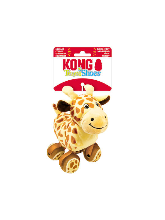 Kong TenniShoes Λούτρινο Παιχνίδι Σκύλου με Ήχο Large 24εκ. Καφέ 1τμχ
