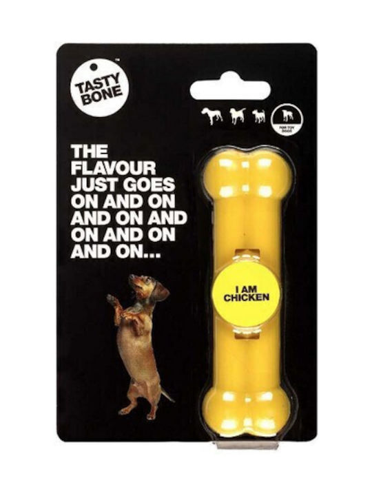 Tasty Bone Chicken Nylon Bone Toy Dog with Flavor Chicken Large 17εκ. Yellow 1pcs