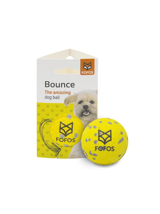 Fofos Super Bounce Ball Toy Dog Small Yellow 1pcs