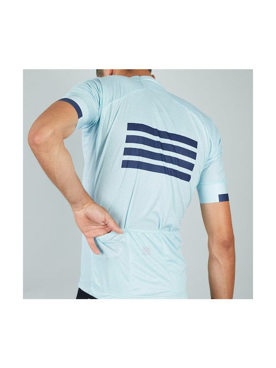 Sportful Wire Short Sleeves Cycling Jersey Light Blue