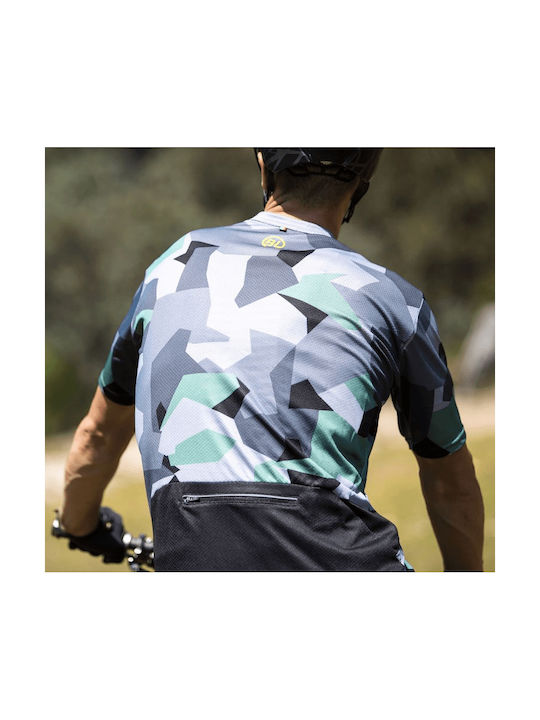 Bicycle Line Collalto Ανδρική Κοντομάνικη Μπλούζα Mountain Bike Πράσινη