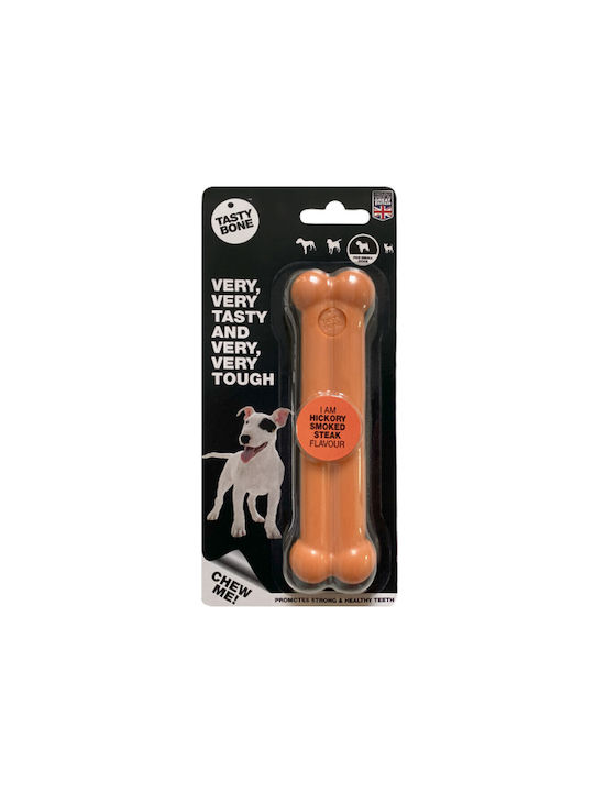 Tasty Bone Hickory Smoked Steak Παιχνίδι Κόκκαλο Σκύλου Small 15εκ. Πορτοκαλί