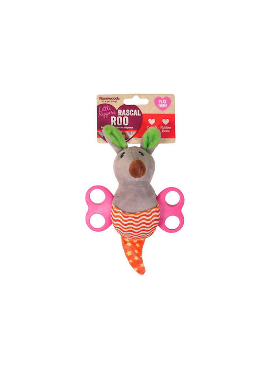Rosewood Little Nippers Rascal Roo Λούτρινο Παιχνίδι για Κουτάβι Small Ροζ 1τμχ