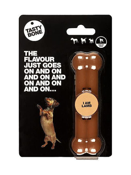 Tasty Bone Lamb Nylon Bone Toy Dog Large 17εκ. Brown 1pcs