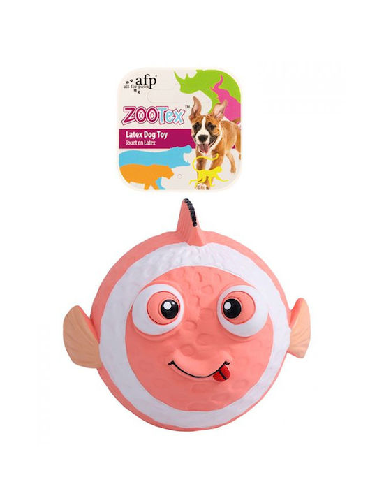 All For Paws Zootex Toy for Puppy made of Rubber with Sound 10εκ. Orange 1pcs