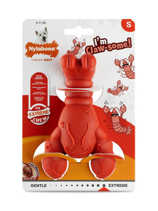 Nylabone Toy for Puppy made of Rubber with Flavor Beef Red 1pcs
