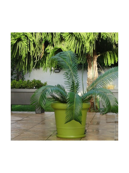 Flower Pot Gea 25lt-d41x35.50 cm-gray Beige