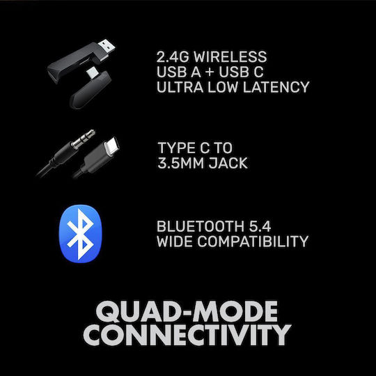 Armaggeddon Orion 7 Dune Ασύρματο Over Ear Gaming Headset με σύνδεση 3.5mm / Bluetooth / USB