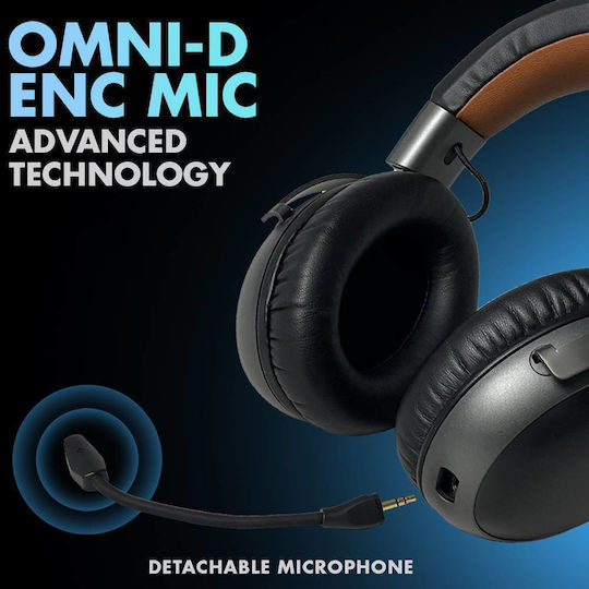 Armaggeddon Orion 7 Dune Ασύρματο Over Ear Gaming Headset με σύνδεση 3.5mm / Bluetooth / USB