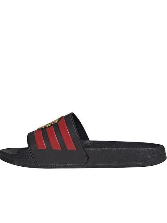 Adilette Shower Manchester United Men's Black Slides
