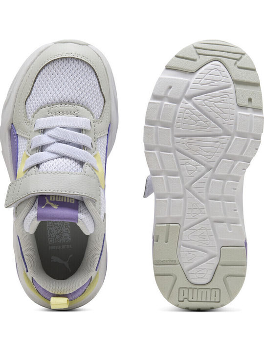 Trinity Lite Ac Ps Παιδικά Sneakers με Σκρατς Λευκά