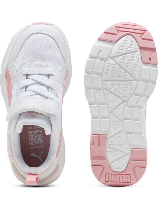 Trinity 2 Kinder Sneakers mit Klettverschluss Weiß