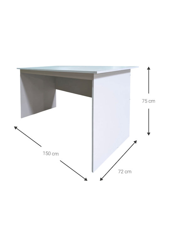 Desk Arden Wooden Leuko 150x72x75cm