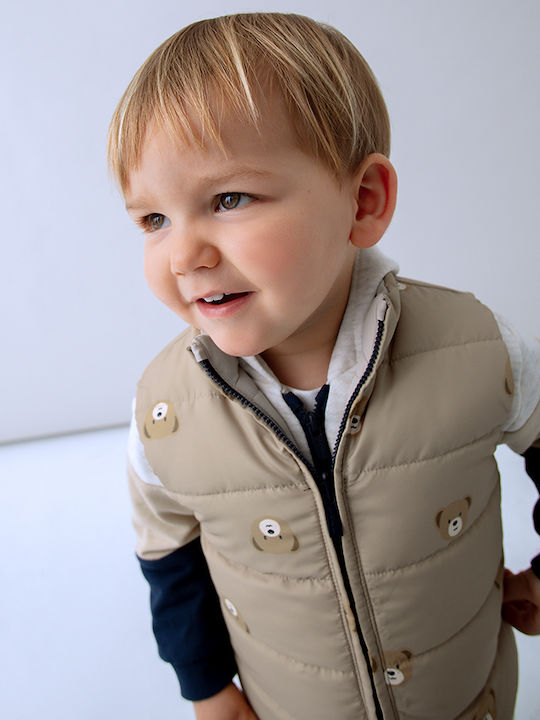 Kinder Freizeitjacke Ärmellos Blue