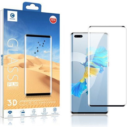 Mocolo Full Face Tempered Glass Μαύρο (Huawei Mate 40 Pro)