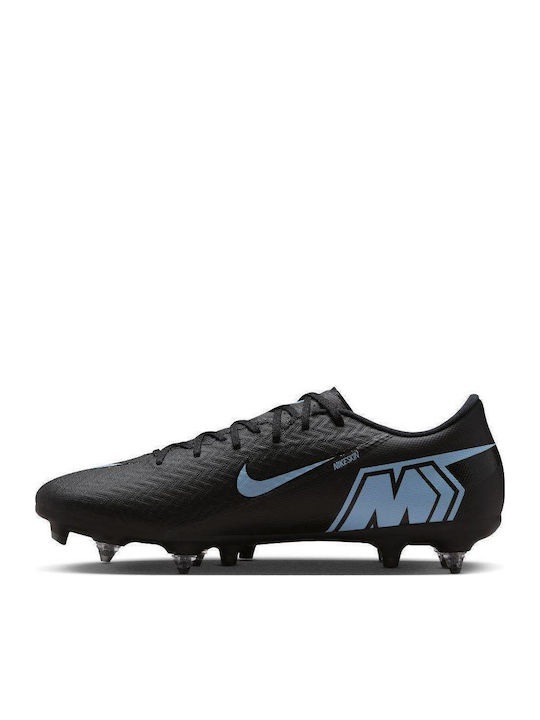 Nike Mercurial Vapor 16 Academy Football Shoes with Cleats Black