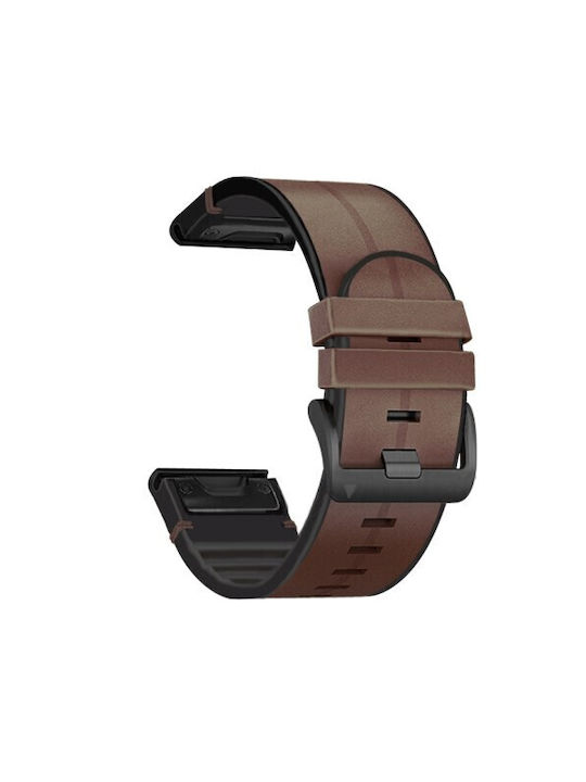 Strap Leather Brown (Fenix 3 / 5X / 5X Plus / 6X / 6X Pro / 7X / 7X Pro / 8 (51mm))