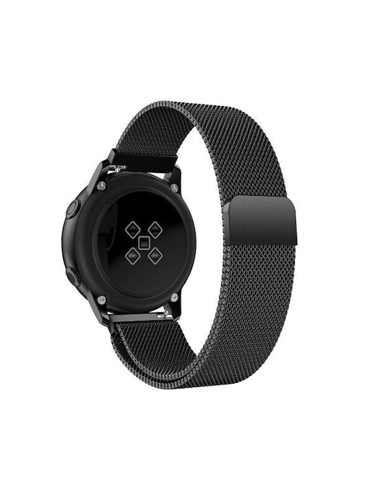 Λουράκι Μαύρο (Samsung Galaxy Watch Active)