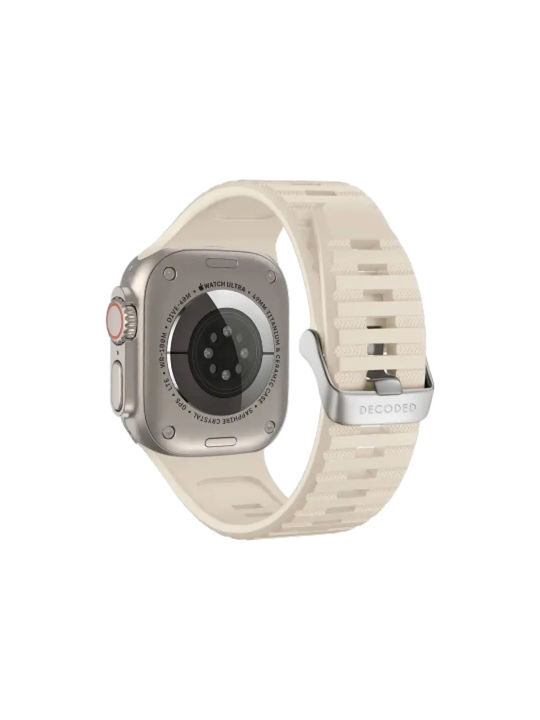 Decoded Curea Silicon Alb (Apple Watch 42/44/45/49 mm, Apple)