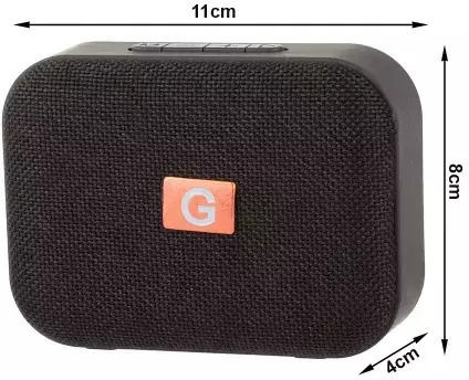 Verk Group Bluetooth-Lautsprecher 3W mit Radio Schwarz
