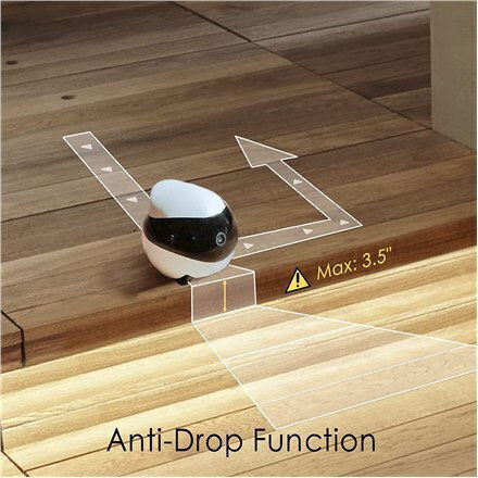 Enabot Ebo Air IP Companion Robot Κάμερα Wi-Fi Full HD 1080p Μπαταρίας με Αμφίδρομη Επικοινωνία