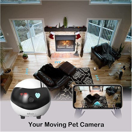 Enabot Ebo Air IP Companion Robot Κάμερα Wi-Fi Full HD 1080p Μπαταρίας με Αμφίδρομη Επικοινωνία