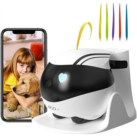 Enabot Ebo Air IP Companion Robot Κάμερα Wi-Fi Full HD 1080p Μπαταρίας με Αμφίδρομη Επικοινωνία
