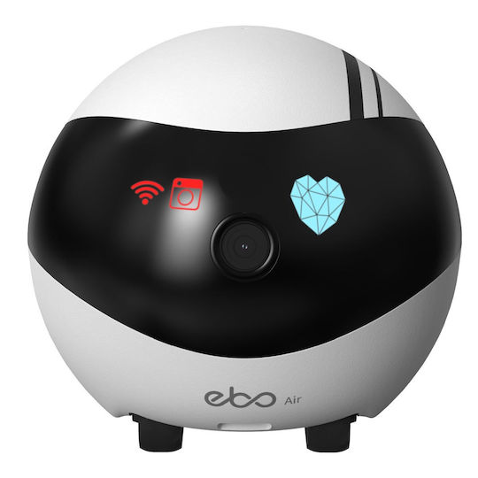 Enabot Ebo Air IP Companion Robot Κάμερα Wi-Fi Full HD 1080p Μπαταρίας με Αμφίδρομη Επικοινωνία