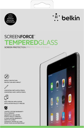 Belkin ScreenForce 0.2mm Tempered Glass (iPad Air / Air 2 / Pro 9.7” / 2017 9.7” / 2018 9.7” - iPad Air / Air 2 / Pro 9.7” / 2017 9.7” / 2018 9.7”) F8W933ZZ