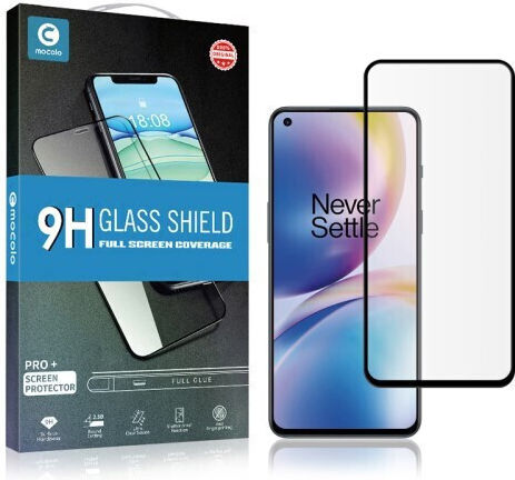 Mocolo Full Glue Tempered Glass Μαύρο (OnePlus Nord 2 5G)