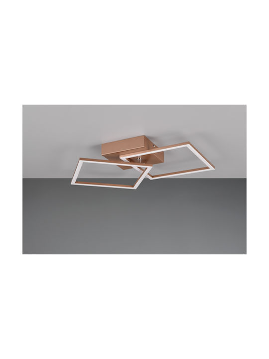 Trio Lighting Плафониера за Външен Таван в Кафяв Цвят R64492165