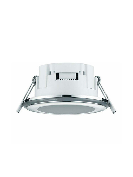 Trio Lighting Πλαστικό Χωνευτό Σποτ με Ενσωματωμένο LED και Θερμό Λευκό Φως Ασημί Trio Lighting Πλαστικό Χωνευτό Σποτ με Ενσωματωμένο LED και Θερμό Λευκό Φως Ασημί