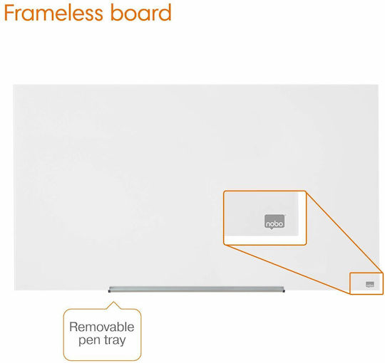 Nobo Magnetic Hanging Dry Erase Board 71x126cm