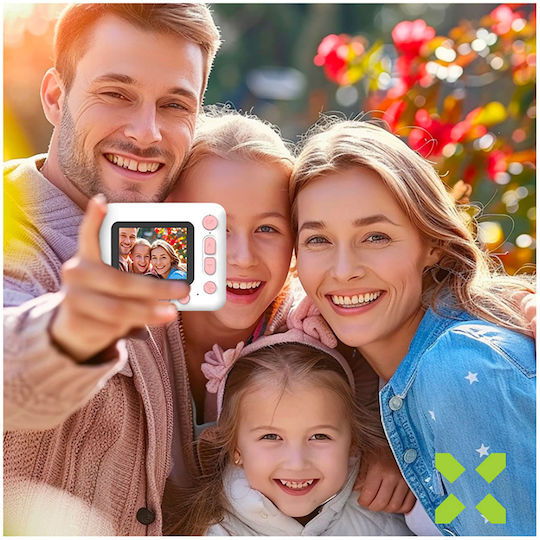 Avizar Instakid Cameră Foto pentru Copii 48MP cu Imprimare Termică Albă