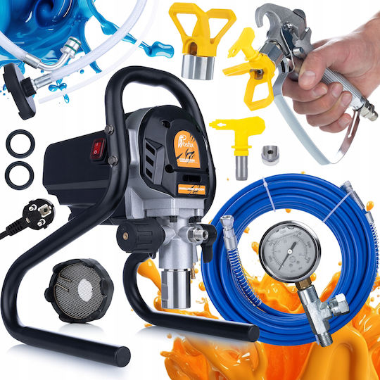 Rosfix ZESTAW-8Q1W-PT4B Ηλεκτρικό Πιστόλι Βαφής 1200W με Δοχείο 1.7lt