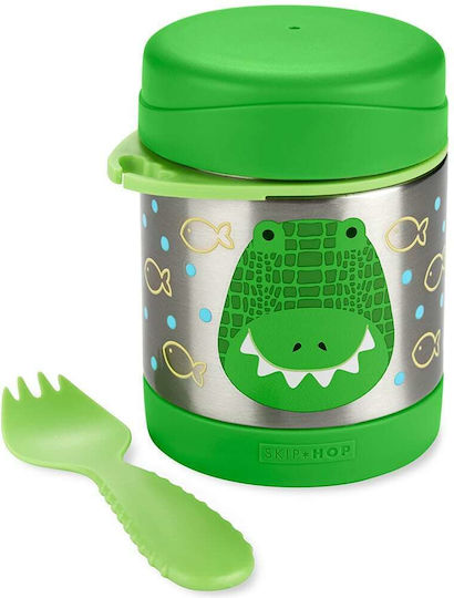 Skip Hop Zoo Crocodile Baby Food Thermos Stainless Steel 325ml