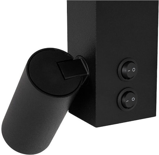 Nowodvorski Lamp Wall with Integrated LED and Warm White Light Black 80x18cm
