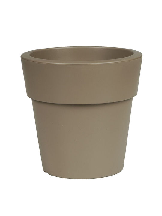 Viomes Linea Ghiveci Plastic Taupe 50x50x46cm.