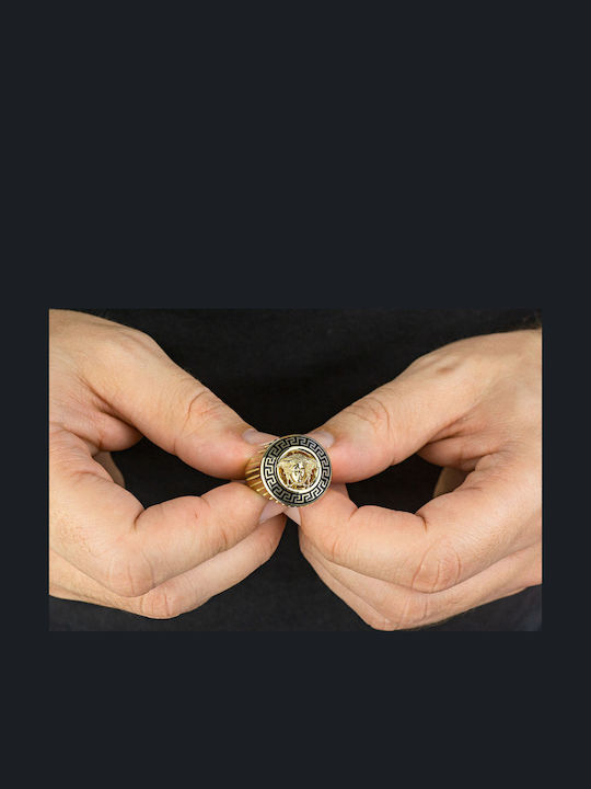Kiriakos Gofas Мъжки Пръстен от Злато 14K