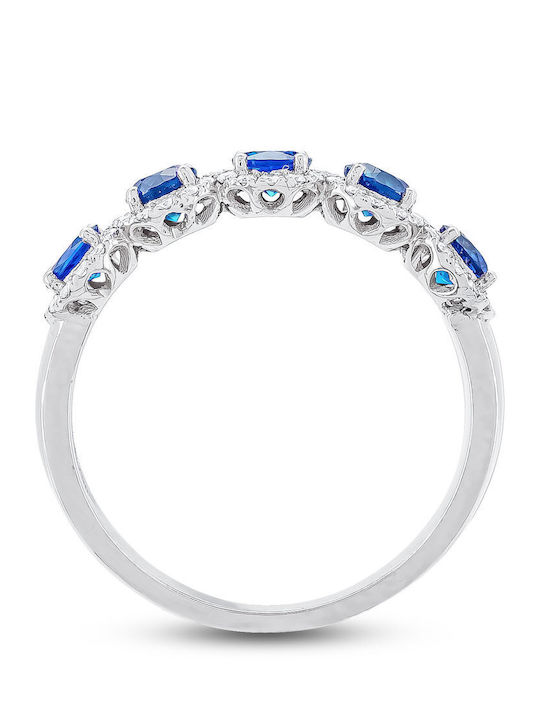 Kiriakos Gofas Women's White Gold Ring 18K Kiriakos Gofas Women's White Gold Ring 18K