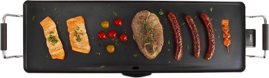 Livoo Teppanyaki Grilling Plate with Adjustable Thermostat 1800W 70x23cm.
