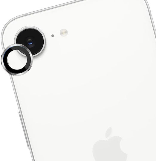 3MK Lens Protection Pro Camera Protection Tempered Glass Silver for the iPhone SE4, iPhone 16E