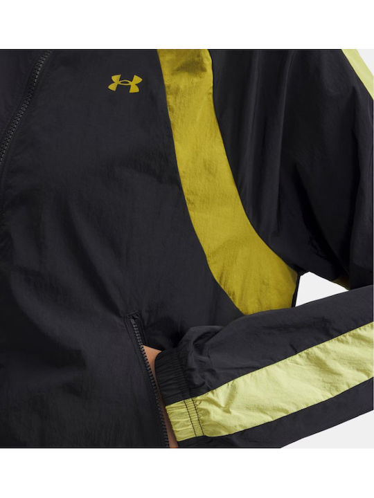 Γυναικεία Ζακέτα Φούτερ Black, Yellow Shade, Green Legacy