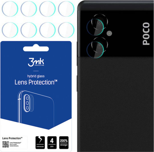 3MK Προστασία Κάμερας Tempered Glass Διάφανο για το Poco M4 5G