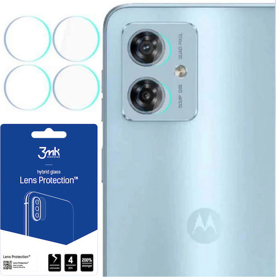 3MK Lens Kameraschutz Gehärtetes Glas Transparent für das Motorola Moto G54